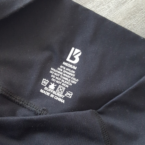 Black High Waisted Buff Bunny Luna Legging - Picture 4 of 4